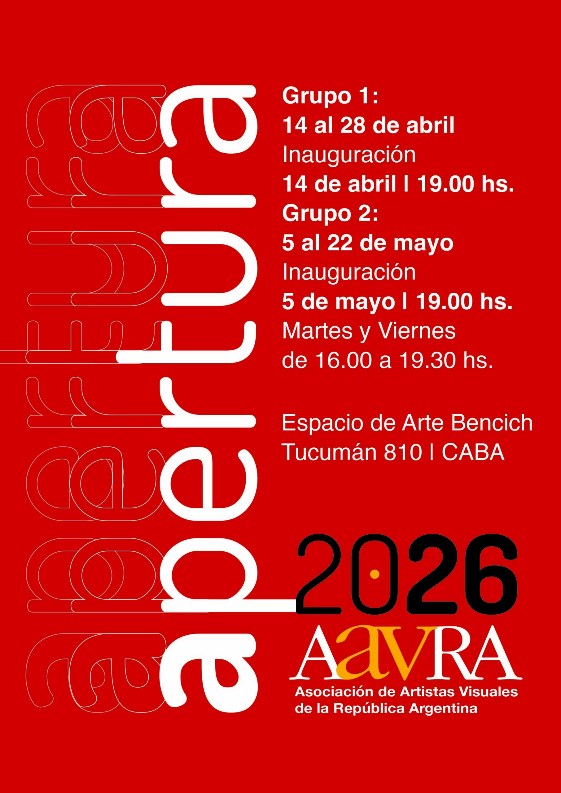 APERTURA 2026 EN BENCICH